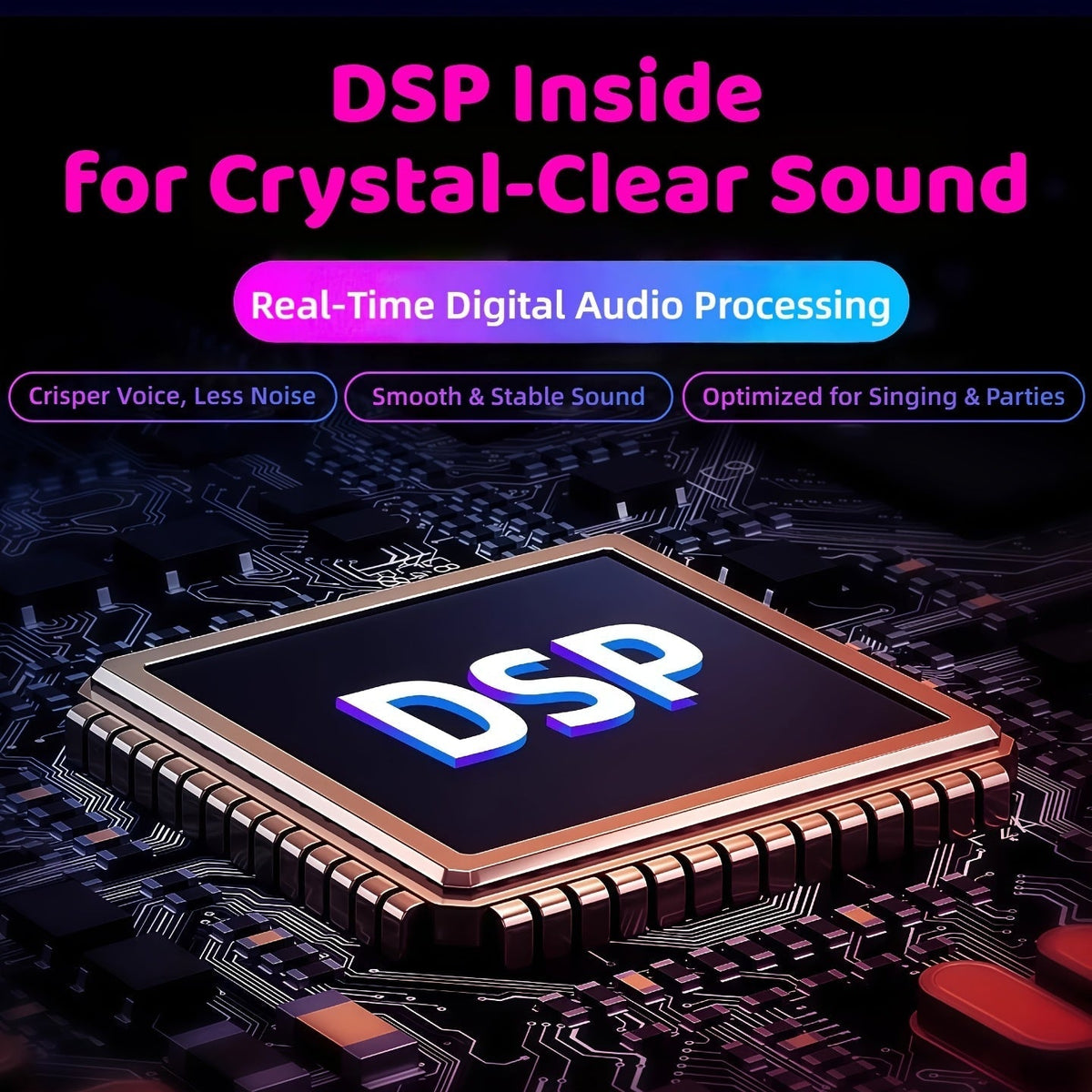 5-in-1 Wireless Karaoke Microphone with Built-In Speaker, LED Lights & Voice Changer – Portable Bluetooth Singing Mic for Parties, Family Gatherings, Travel & Outdoor Fun, 10 Colors