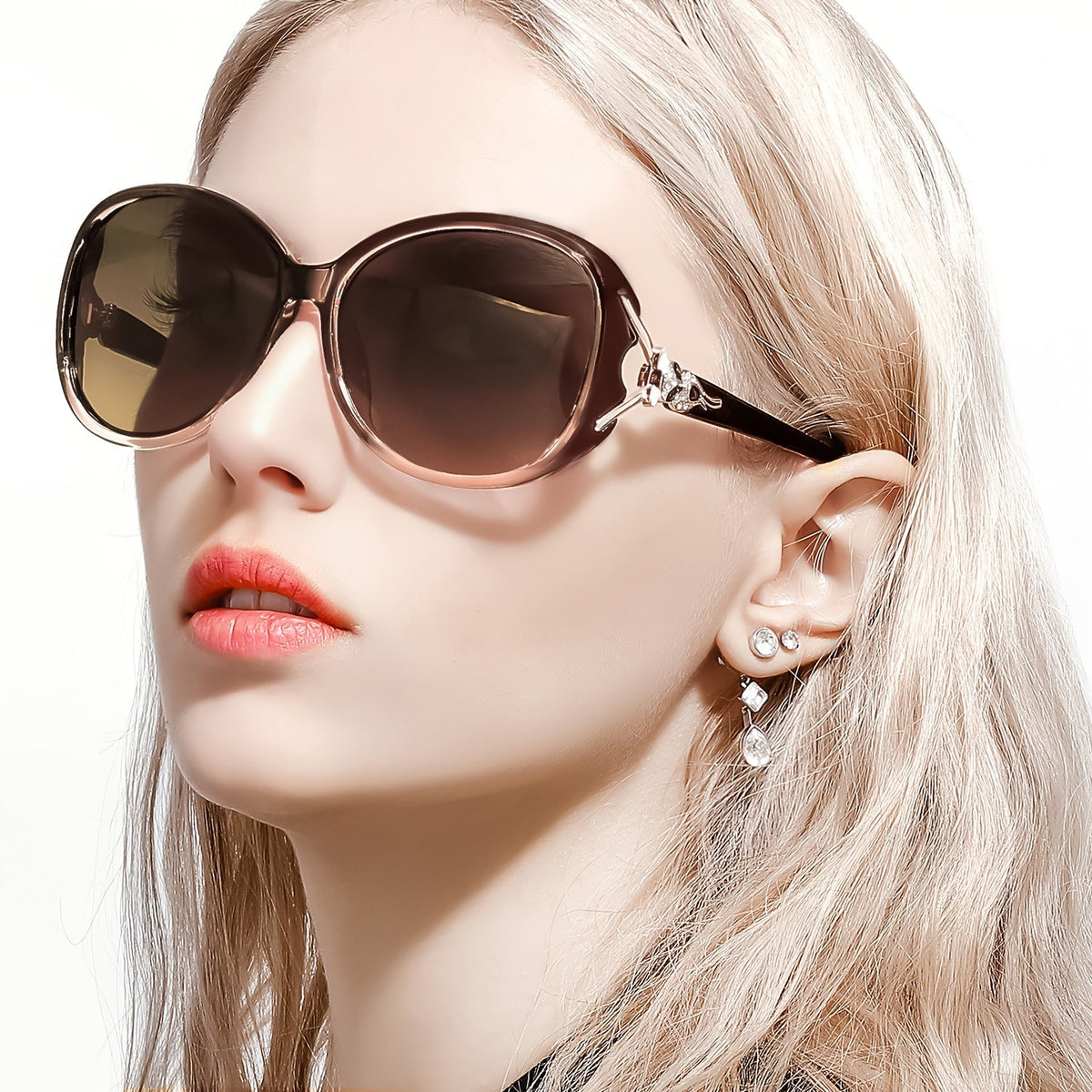 Oversized Sunglasses for Women UV400 Protection Gradient Lens Large Frame Fashion Eyewear Multiple Colors Available
