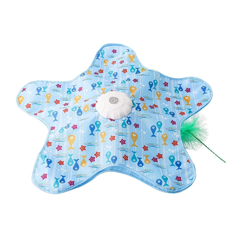 Electric Cat Turntable Toy with Butterfly Motion – Auto Start/Stop Smart Self-Entertainment Boredom Reliever for Indoor Cats, Interactive Exercise Teaser, Perfect Holiday Gift for Cat Lovers
